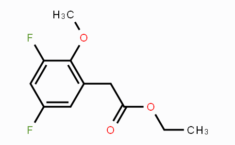 CAS No. 1807191-31-6, Ethyl 3,5-difluoro-2-methoxyphenylacetate