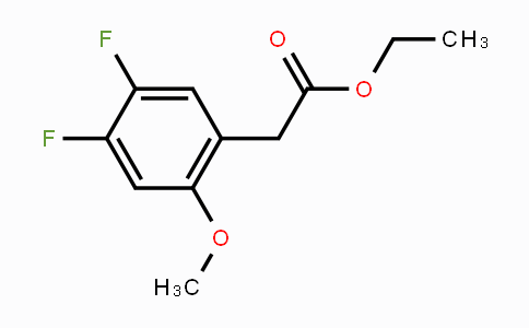 CAS No. 1806368-40-0, Ethyl 4,5-difluoro-2-methoxyphenylacetate