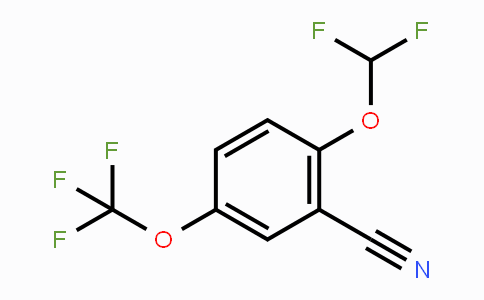 CAS No. 1803792-09-7, 2-Difluoromethoxy-5-(trifluoromethoxy)benzonitrile