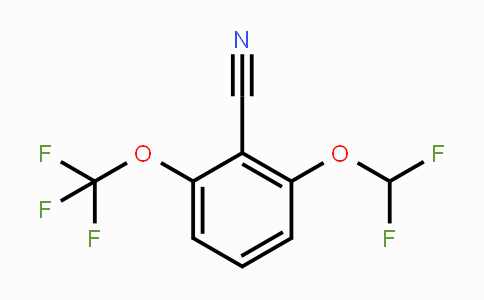 CAS No. 1806331-24-7, 2-Difluoromethoxy-6-(trifluoromethoxy)benzonitrile