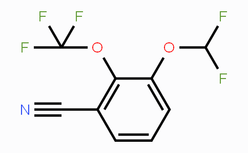 CAS No. 1804881-71-7, 3-Difluoromethoxy-2-(trifluoromethoxy)benzonitrile