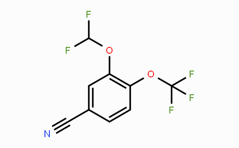 CAS No. 1806306-39-7, 3-Difluoromethoxy-4-(trifluoromethoxy)benzonitrile