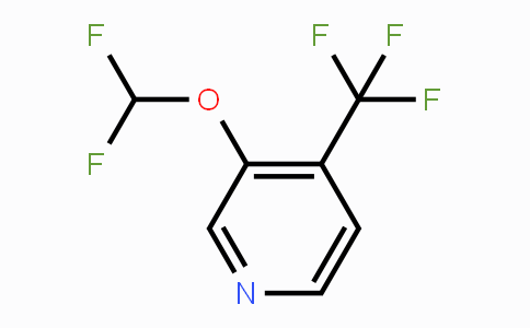 CAS No. 1803824-24-9, 3-Difluoromethoxy-4-(trifluoromethyl)pyridine