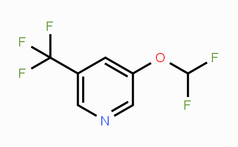 CAS No. 1803850-92-1, 3-Difluoromethoxy-5-(trifluoromethyl)pyridine