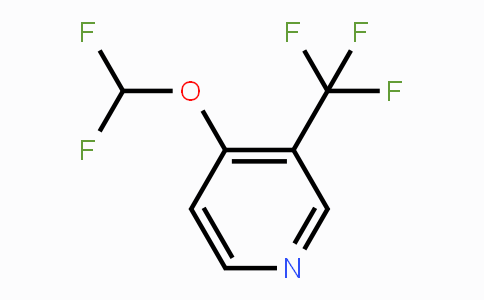 CAS No. 1803825-89-9, 4-Difluoromethoxy-3-(trifluoromethyl)pyridine