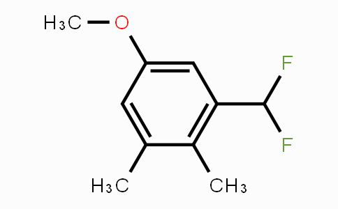 CAS No. 1807191-65-6, 3-Difluoromethyl-4,5-dimethylanisole