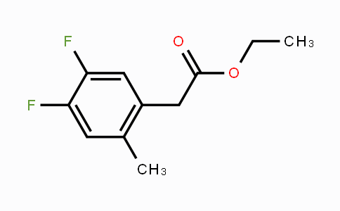 CAS No. 1806312-38-8, Ethyl 4,5-difluoro-2-methylphenylacetate