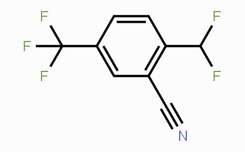 CAS No. 1803808-90-3, 2-Difluoromethyl-5-(trifluoromethyl)benzonitrile