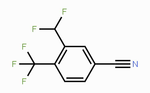 CAS No. 1806370-21-7, 3-Difluoromethyl-4-(trifluoromethyl)benzonitrile