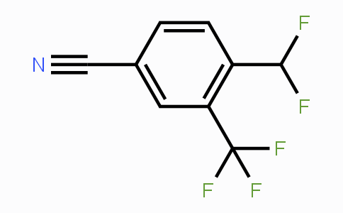 CAS No. 1803729-83-0, 4-Difluoromethyl-3-(trifluoromethyl)benzonitrile