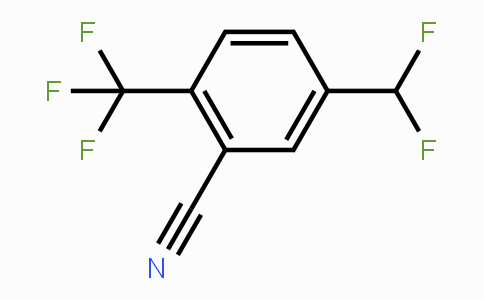 CAS No. 1803826-03-0, 5-Difluoromethyl-2-(trifluoromethyl)benzonitrile