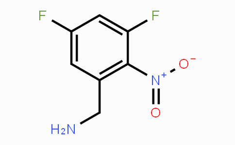 CAS No. 1804516-33-3, 3,5-Difluoro-2-nitrobenzylamine