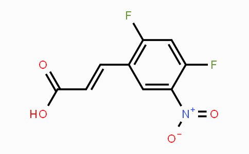 CAS No. 1807415-57-1, 2,4-Difluoro-5-nitrocinnamic acid