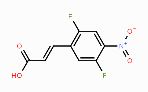 CAS No. 1807393-29-8, 2,5-Difluoro-4-nitrocinnamic acid