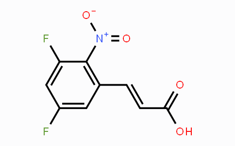 CAS No. 1807411-49-9, 3,5-Difluoro-2-nitrocinnamic acid