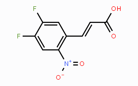 CAS No. 1807381-48-1, 4,5-Difluoro-2-nitrocinnamic acid