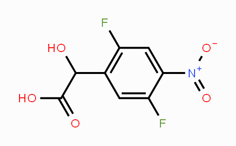 CAS No. 1806336-39-9, 2,5-Difluoro-4-nitromandelic acid