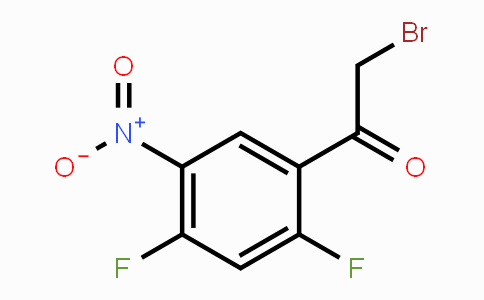 CAS No. 1803809-39-3, 2',4'-Difluoro-5'-nitrophenacyl bromide