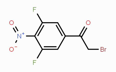 CAS No. 1806336-61-7, 3',5'-Difluoro-4'-nitrophenacyl bromide