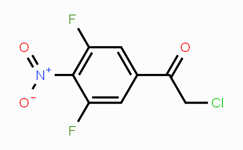 CAS No. 1806389-16-1, 3',5'-Difluoro-4'-nitrophenacyl chloride