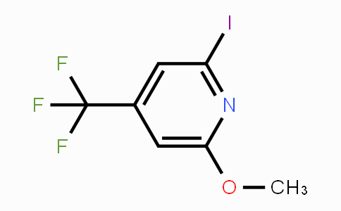 CAS No. 1805027-39-7, 2-Iodo-6-methoxy-4-(trifluoromethyl)pyridine