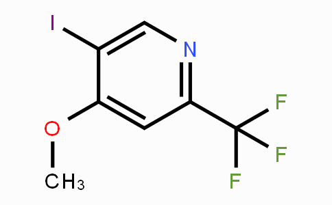 CAS No. 1804437-74-8, 5-Iodo-4-methoxy-2-(trifluoromethyl)pyridine