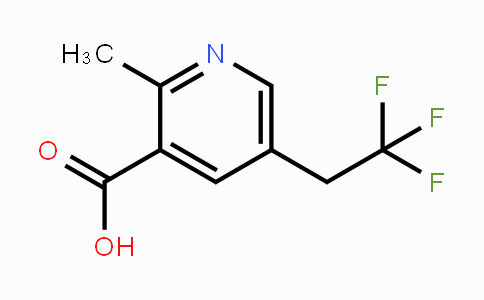 CAS No. 1211584-21-2, 2-Methyl-5-(2,2,2-trifluoroethyl)-pyridine-3-carboxylic acid