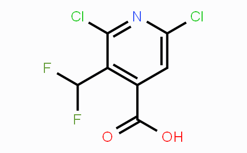 CAS No. 1805238-73-6, 2,6-Dichloro-3-(difluoromethyl)-pyridine-4-carboxylic acid