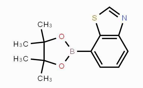 CAS No. 1326714-48-0, 7-(4,4,5,5-Tetramethyl-1,3,2-dioxaborolan-2-yl)benzo[d]thiazole