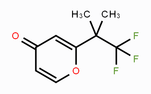CAS No. 1357476-64-2, 2-(1,1,1-Trifluoro-2-methylpropan-2-yl)-4H-pyran-4-one