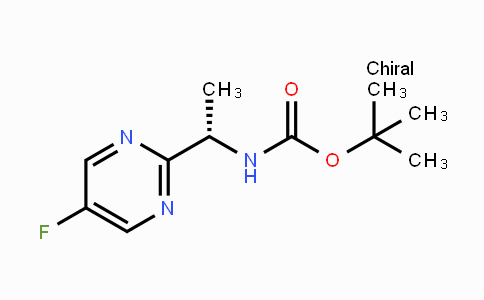 CAS No. 905587-30-6, (S)-tert-Butyl 1-(5-fluoropyrimidin-2-yl)ethylcarbamate