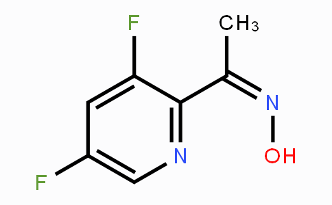 CAS No. 1075756-91-0, (Z)-1-(3,5-Difluoropyridin-2-yl)ethanone oxime
