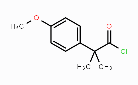 CAS No. 40919-14-0, 2-(4-Methoxyphenyl)-2-methylpropanoyl chloride