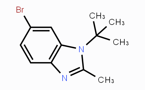CAS No. 1217486-78-6, 6-Bromo-1-tert-butyl-2-methyl-1H-benzo[d]imidazole