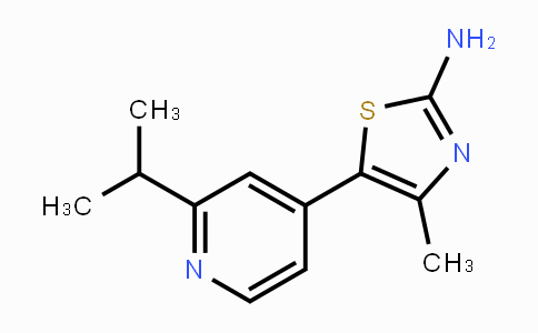 CAS No. 1395492-85-9, 5-(2-Isopropylpyridin-4-yl)-4-methylthiazol-2-amine