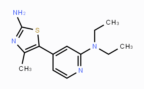 CAS No. 1395492-86-0, 5-(2-(Diethylamino)pyridin-4-yl)-4-methylthiazol-2-amine