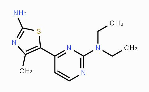 CAS No. 1163707-01-4, 5-(2-(Diethylamino)pyrimidin-4-yl)-4-methylthiazol-2-amine