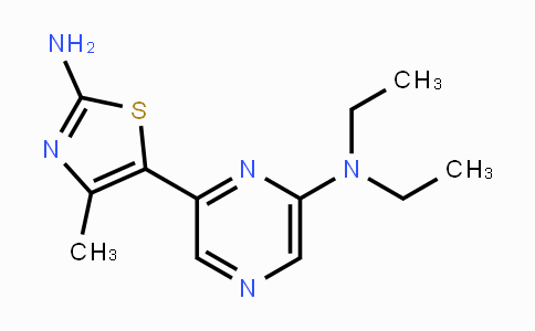 CAS No. 1395492-84-8, 5-(6-(Diethylamino)pyrazin-2-yl)-4-methylthiazol-2-amine