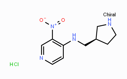 CAS No. 1407183-79-2, (R)-3-Nitro-N-(pyrrolidin-3-yLmethyl)-pyridin-4-amine hydrochloride