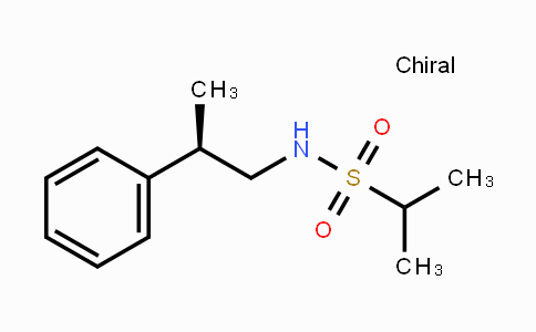 CAS No. 375345-97-4, (R)-N-(2-Phenylpropyl)propane-2-sulfonamide