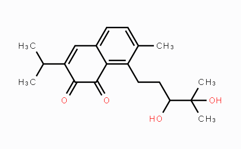 CAS No. 240423-23-8, 8-(3,4-Dihydroxy-4-methylpentyl)-3-isopropyl-7-methylnaphthalene-1,2-dione