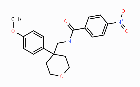 MC110769 | 690692-31-0 | N-((4-(4-Methoxyphenyl)tetrahydro-2H-pyran-4-yl)methyl)-4-nitrobenzamide