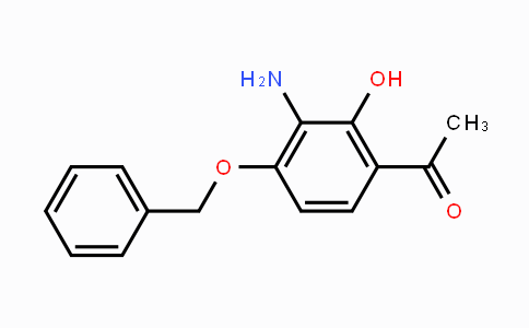CAS No. 871101-87-0, 1-(3-Amino-4-(benzyloxy)-2-hydroxyphenyl)ethanone