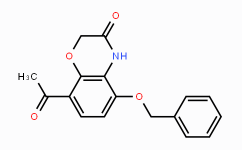 CAS No. 1035229-32-3, 8-Acetyl-5-(benzyloxy)-2H-benzo-[b][1,4]oxazin-3(4H)-one