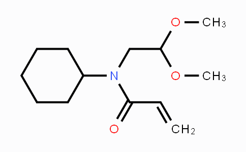 CAS No. 1035229-41-4, N-Cyclohexyl-N-(2,2-dimethoxyethyl)acrylamide
