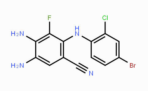DY110783 | 917980-14-4 | 4,5-Diamino-2-(4-bromo-2-chlorophenylamino)-3-fluorobenzonitrile