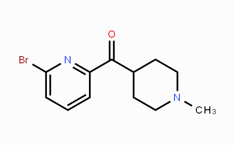 CAS No. 613678-08-3, (6-Bromopyridin-2-yl)(1-methylpiperidin-4-yl)methanone
