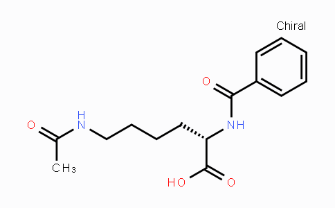 CAS No. 103678-35-9, (S)-6-Acetamido-2-benzamidohexanoic acid