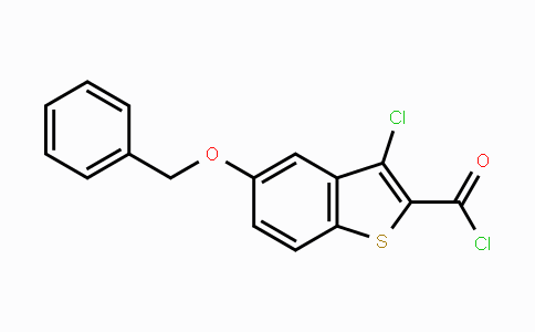 CAS No. 122024-71-9, 5-(Benzyloxy)-3-chlorobenzo[b]-thiophene-2-carbonyl chloride