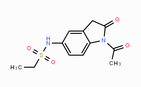 CAS No. 1407180-81-7, N-(1-Acetyl-2-oxoindolin-5-yl)ethanesulfonamide